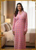 Solid Velvet Meternity Nighty 