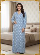 Solid Velvet Meternity Nighty 